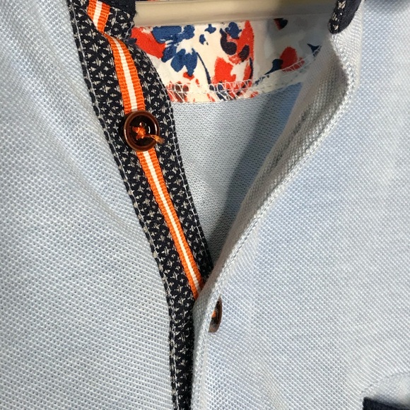Denim and flowers polo - Picture 3 of 6